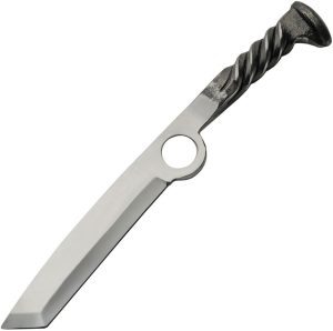 Pakistan Railroad Tanto - Twisted Carbon Steel Handle