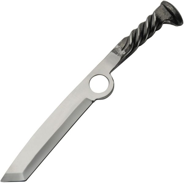 Pakistan Railroad Tanto - Twisted Carbon Steel Handle