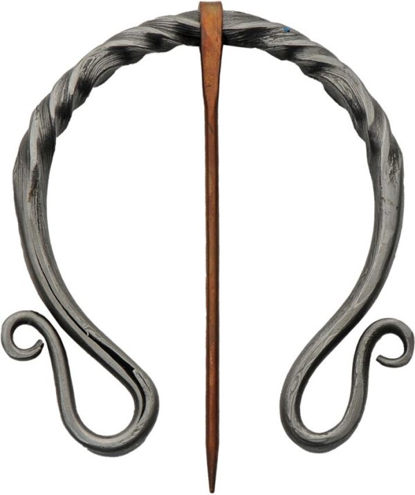 Pakistan Medieval Copper Cloak Pin - 1045 Steel