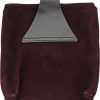 Pakistan Large Medieval Pouch - Purple Suede Leather