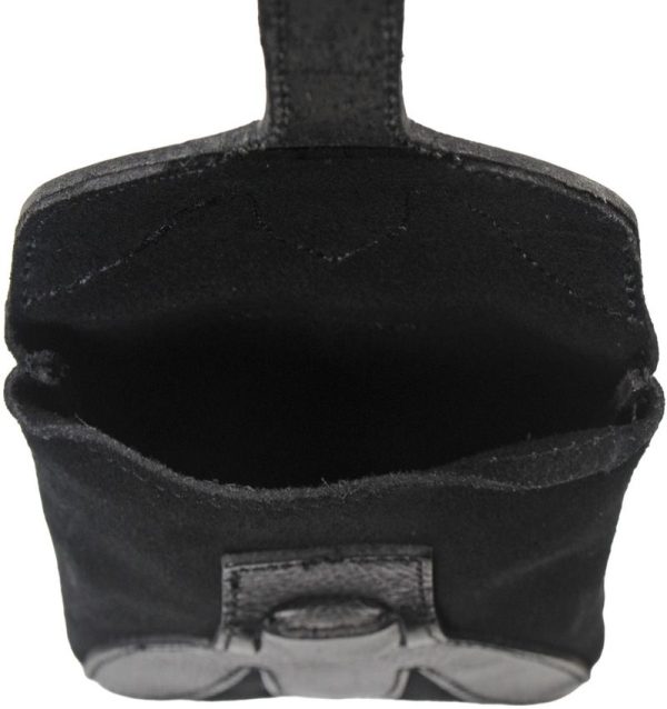 Pakistan Small Medieval Pouch Black Suede