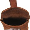 Pakistan Small Medieval Pouch Brown Suede
