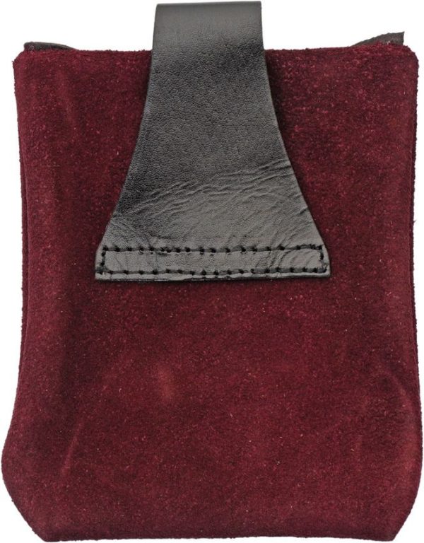 Pakistan Small Medieval Pouch Purple Suede