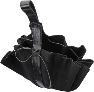Pakistan Medieval Drawstring Bag Black