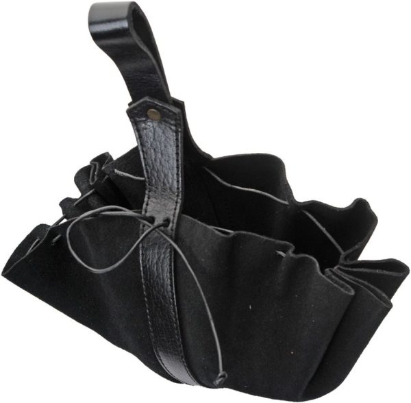Pakistan Medieval Drawstring Bag Black