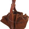 Pakistan Medieval Drawstring Bag Brown