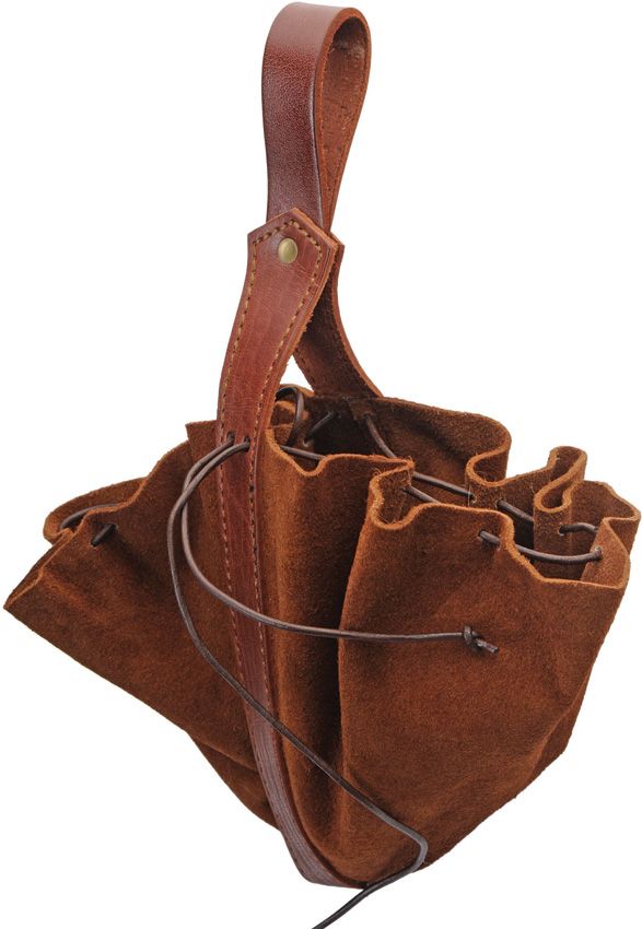 Pakistan Medieval Drawstring Bag Brown