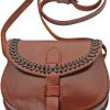 Pakistan Medieval Shoulder Bag Brown Leather