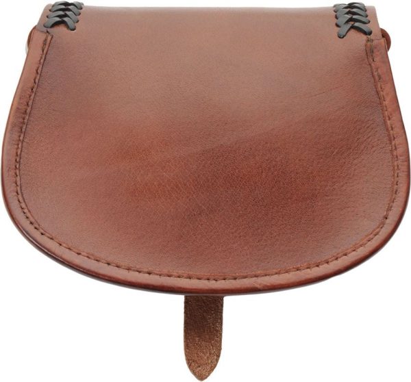 Pakistan Medieval Shoulder Bag Brown Leather