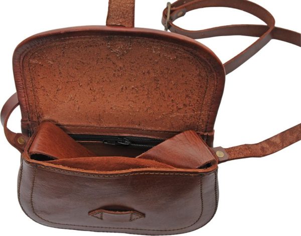 Pakistan Shoulder Bag Brown Full Leather
