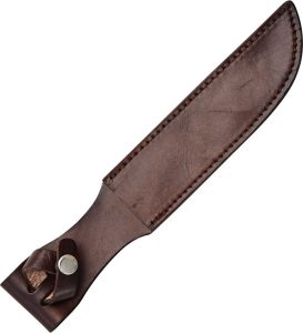 Leather Belt Sheath - Fixed Blade Brown