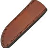 PA660710.jpg Sheaths Brown Leather Drop Point Sheath 9.5-10.5 inches