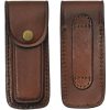 Sheaths Brown Leather Folding Knife Sheath 5 inches