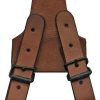 Sheaths Brown Leather Frog Sheath 5 inches Adjustable