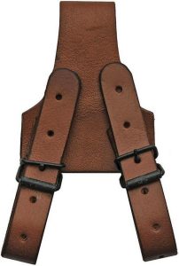 Sheaths Brown Leather Frog Sheath 5 inches Adjustable