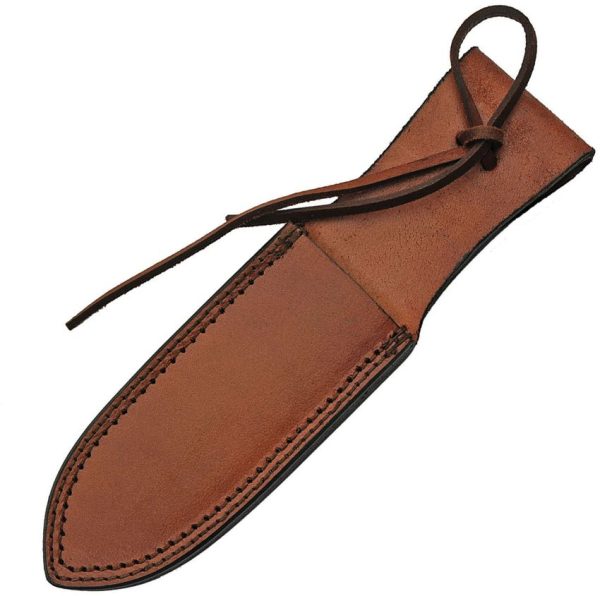 PA661210.jpg Sheaths Brown Leather Fixed Blade Sheath 6 inches
