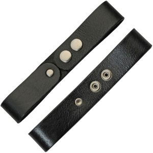 Sheaths Frog Belt Sword Hanger - Black Leather