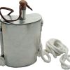 Pakistan Stainless Canteen - Wooden Stopper Large