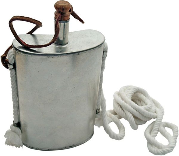 Pakistan Stainless Canteen - Wooden Stopper Large