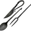Pakistan Medieval Round Feasting Set - Carbon Steel