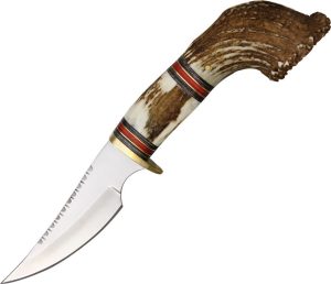 Rite Edge Stag Crown Hunter Fixed Blade Knife Stainless Steel