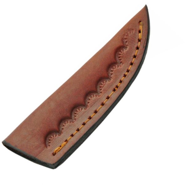 Pakistan Skinner Patch Knife - Brown Burlwood