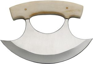 PA8011BO.jpg Rite Edge Ulu Bone Handles - Stainless Blade