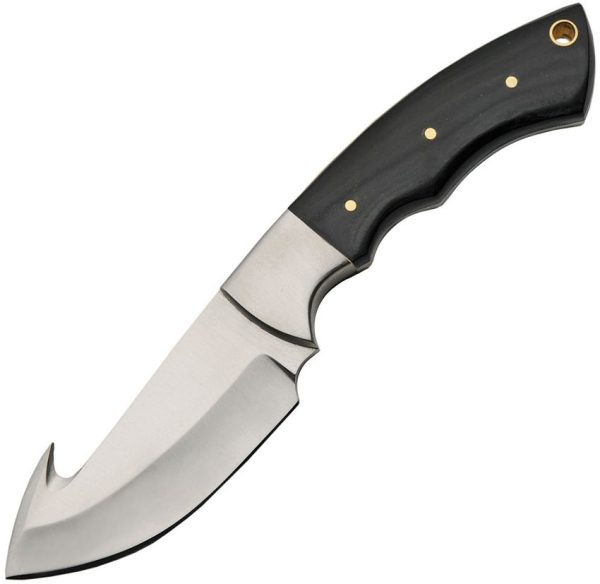 Rite Edge Fixed Blade Guthook - Buffalo Horn Handle