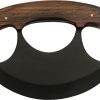 Pakistan Black Pine Ulu - Walnut Handle