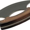 Pakistan Black Pine Ulu - Walnut Handle