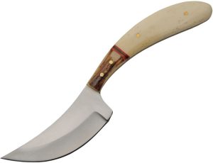 Rite Edge Curved Stag Skinner - Full Tang Blade