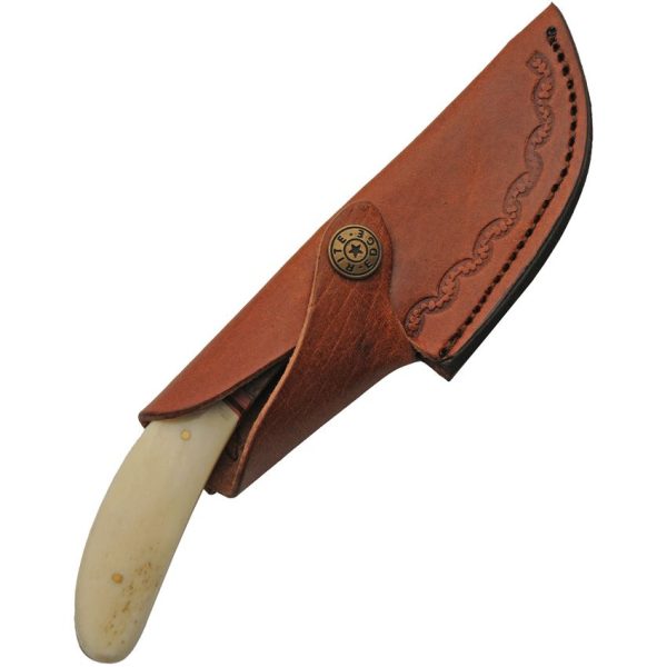 Rite Edge Curved Stag Skinner - Full Tang Blade