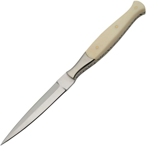 Pakistan Thin Filework Dagger - Bone Handle