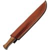 Pakistan Thin Filework Dagger Wood - Stainless Bolster