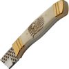 Rite Edge Eagle Fixed Blade - Bone Handle Etching