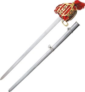 India Made Scottish Broadsword 33" Blade Fixed Sword