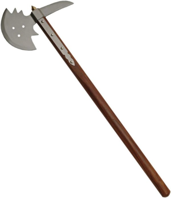 PA882443.jpg Rite Edge Medieval Warrior Axe 32" Carbon Steel Wood Handle