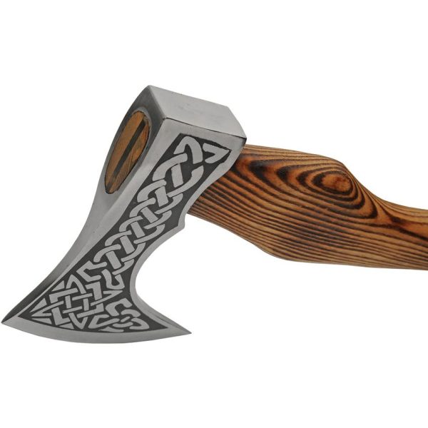 PA882453_add_02.jpg Pakistan Sailor Axe Fixed Blade Ash Wood Handle Leather Sheath