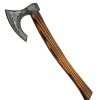 Pakistan Raven of Odin Broadaxe 23" Stainless Axe Burnt Ash