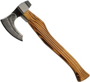 Pakistan Raven Feather Broadaxe Fixed Blade Stainless Steel Ash