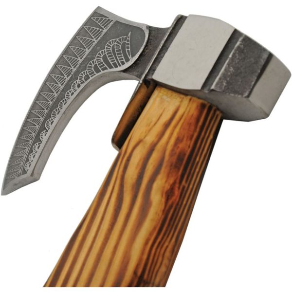 Pakistan Raven Feather Broadaxe Fixed Blade Stainless Steel Ash