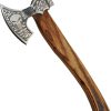 Pakistan Skull Broad Axe 6in Stainless Head w/ Sheath