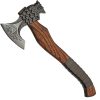Pakistan Hammer Axe Wolf 19" Fixed Blade Ash Wood Handle Sheath