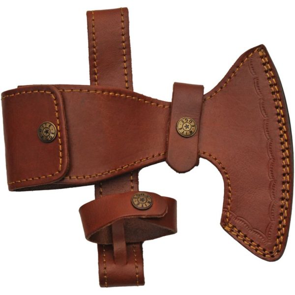 Pakistan Hammer Axe Wolf 19" Fixed Blade Ash Wood Handle Sheath