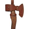 Pakistan Hammer Axe Wolf 19" Fixed Blade Ash Wood Handle Sheath