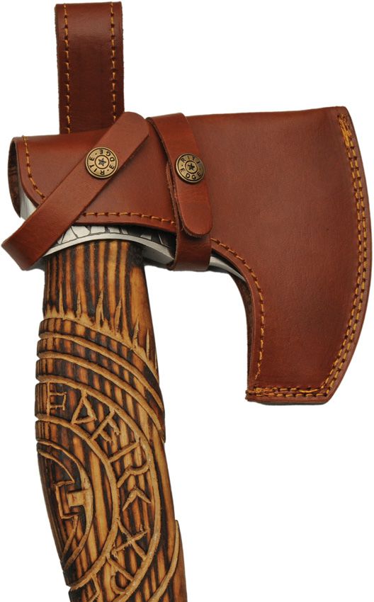 PA882469_add_02.jpg Pakistan Etched Viking Axe 20.5" Stainless Steel Ash Wood