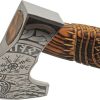 PA882469_add_03.jpg Pakistan Etched Viking Axe 20.5" Stainless Steel Ash Wood