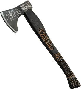 Rite Edge Helm Of Awe Axe 23" Black Stainless Fixed Blade