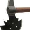 India Made Medieval Warrior Axe 11" Head Brown Wood Handle