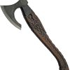 Rite Edge Ragnarok Bearded Axe 24" Ash Wood Handle Fixed Blade